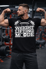 Weight Lifting Mode - Activated Gym Oversized T-Shirt