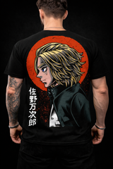 Wolf Spirit Anime T-Shirt - Dual Wolf Guardian Design
