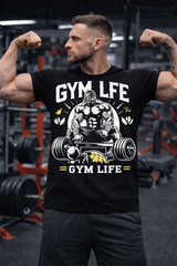 Gym Life - Hardcore Weightlifting Motivation Oversized T-Shirt