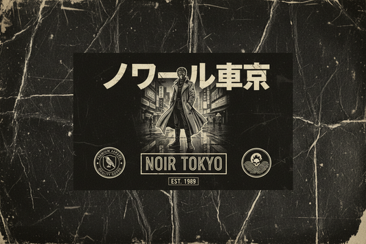 Premium vintage black banner