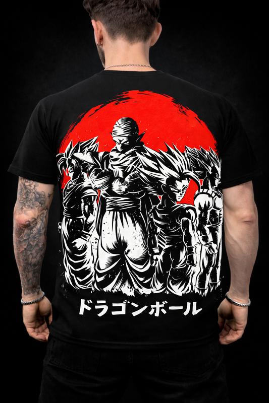 Ninja Warrior Team Anime T-Shirt - Premium Cotton Graphic Tee